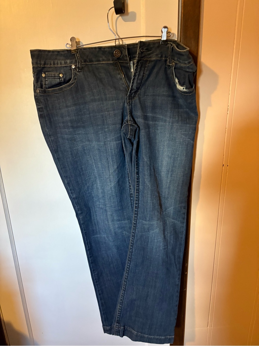 Stetson Dark Indigo Wide Leg Jeans